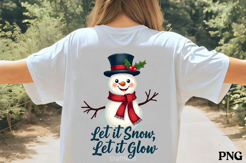 Cheerful Snowman Clipart Bundle - CraftNest - Digital Crafting and Art