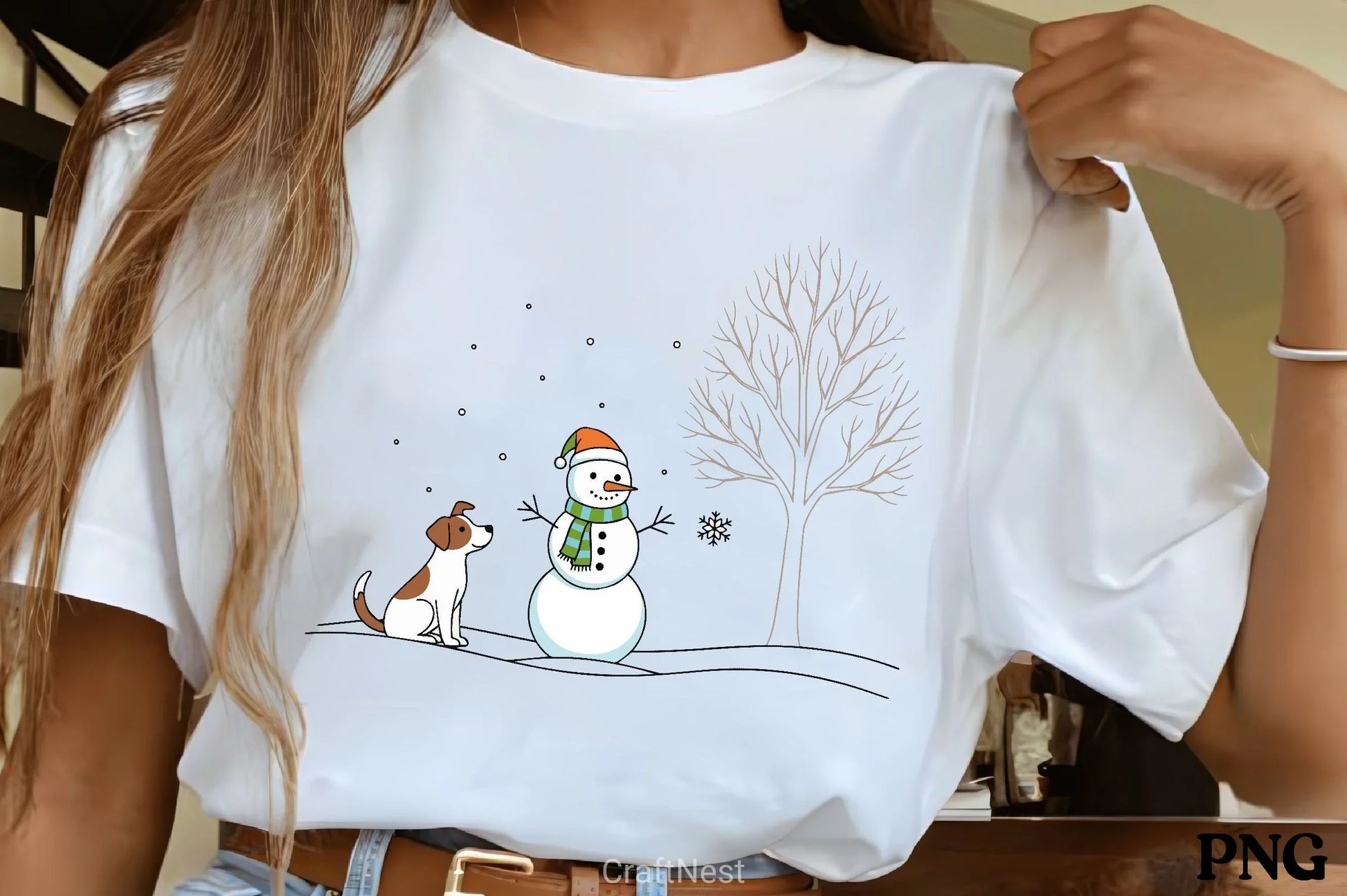 Dog Snowman Winter Clipart Bundle - CraftNest - Digital Crafting and Art