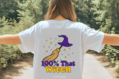 100% That Witch Halloween Clipart Bundle - CraftNest - Digital Crafting and Art