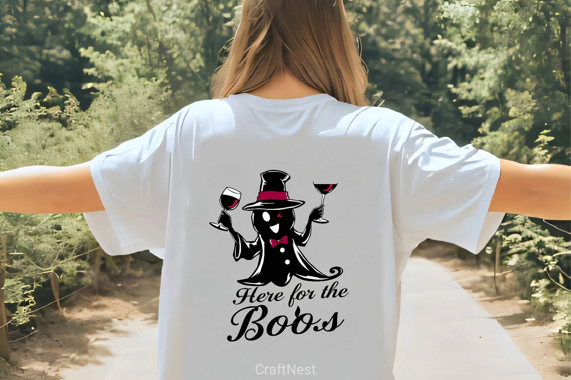 Boozy Ghost Halloween Clipart Bundle - CraftNest - Digital Crafting and Art