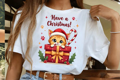 Christmas Kitten Gift Box Clipart Bundle - CraftNest - Digital Crafting and Art