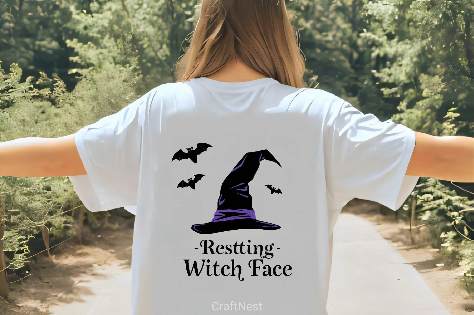 Resting Witch Face Halloween Clipart Bundle - CraftNest - Digital Crafting and Art