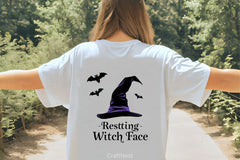 Resting Witch Face Halloween Clipart Bundle - CraftNest - Digital Crafting and Art