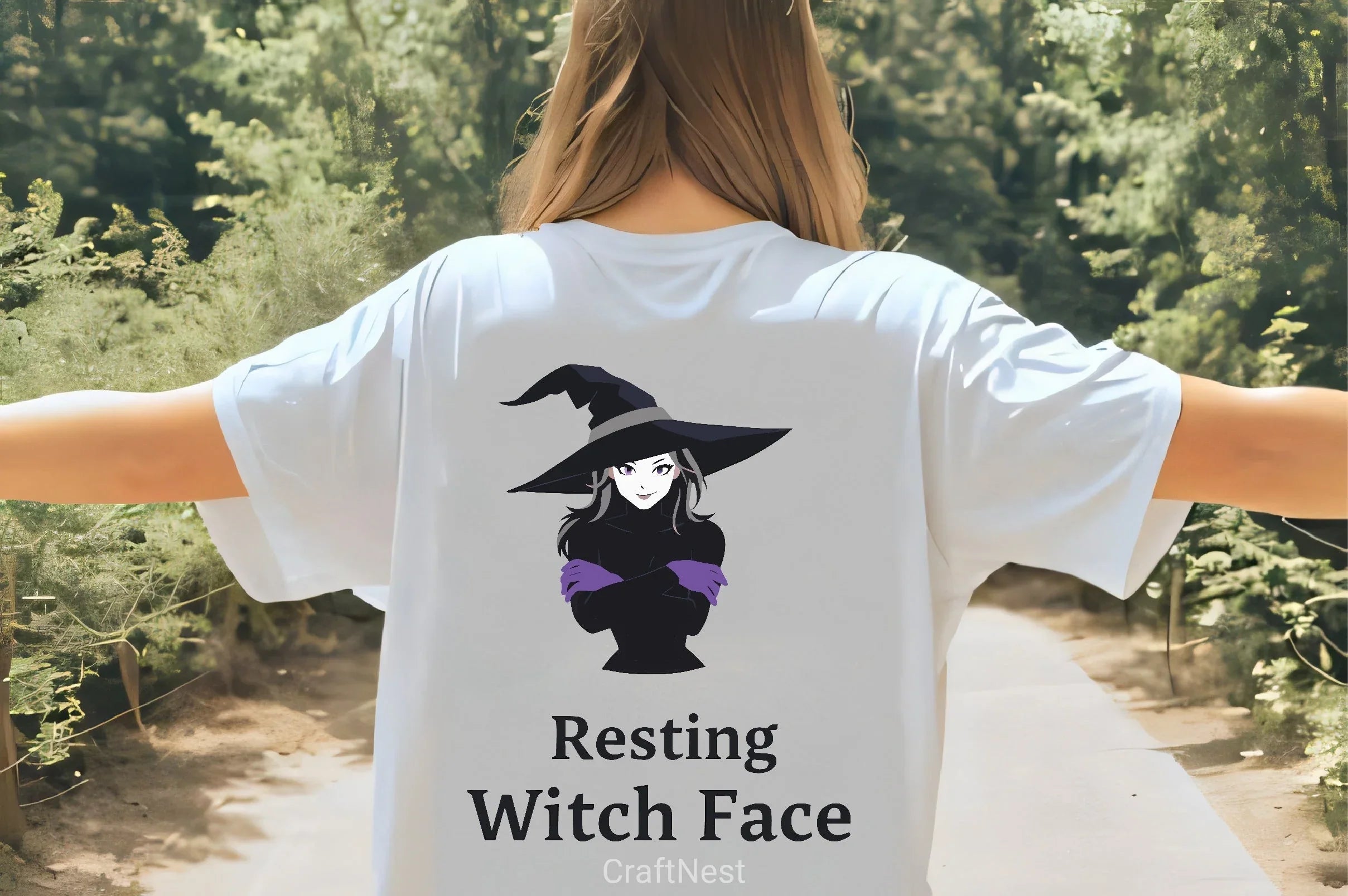 Resting Witch Face Anime Girl Clipart Bundle - CraftNest - Digital Crafting and Art