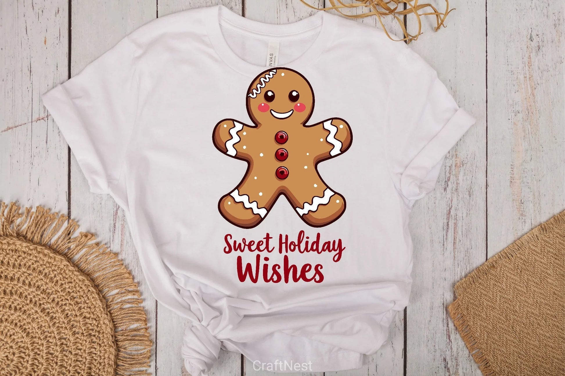 Gingerbread Man Holiday Clipart Bundle - CraftNest - Digital Crafting and Art