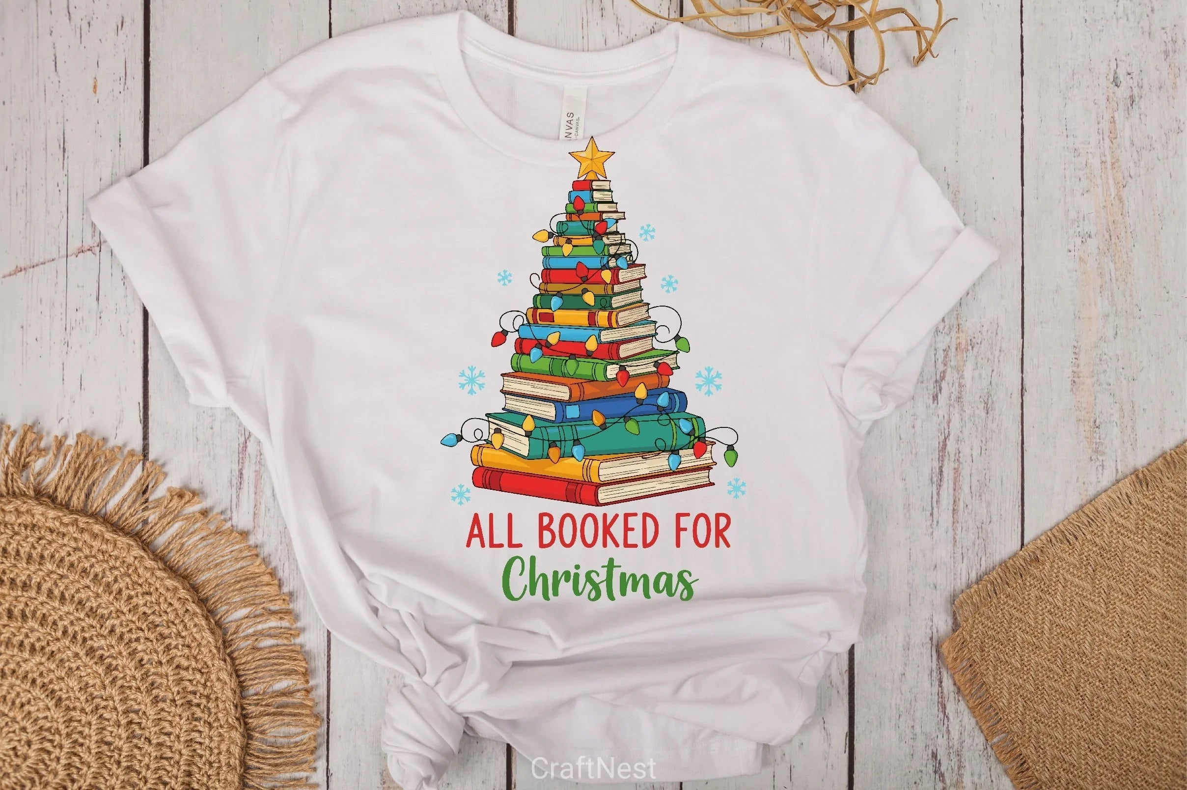 All Booked Christmas Clipart Bundle - CraftNest - Digital Crafting and Art