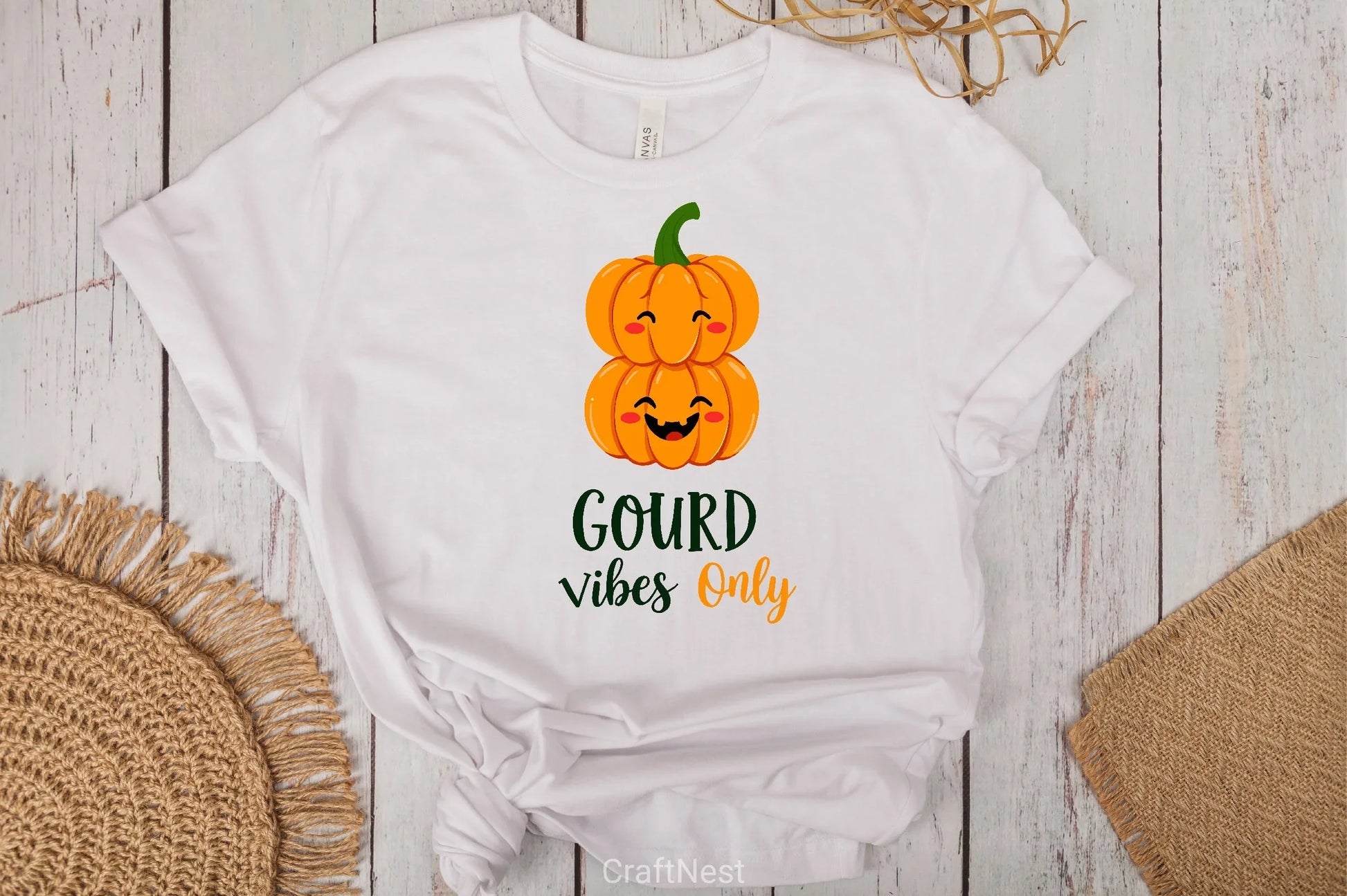 Happy Gourd Stack Clipart Bundle - CraftNest - Digital Crafting and Art