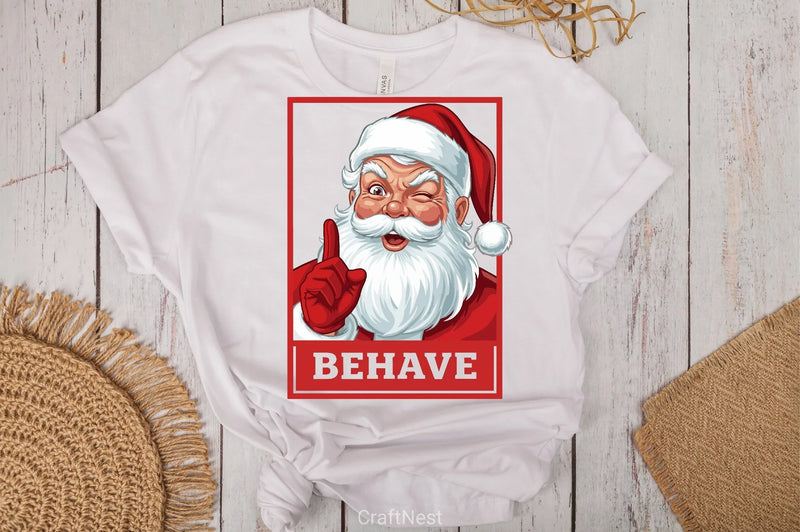 Winking Santa Clipart Bundle - CraftNest - Digital Crafting and Art