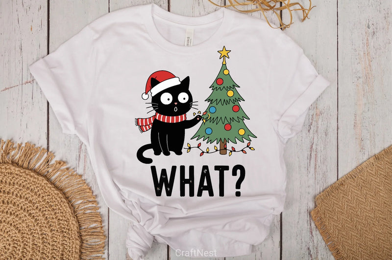 Black Cat Christmas Tree Clipart Bundle - CraftNest - Digital Crafting and Art