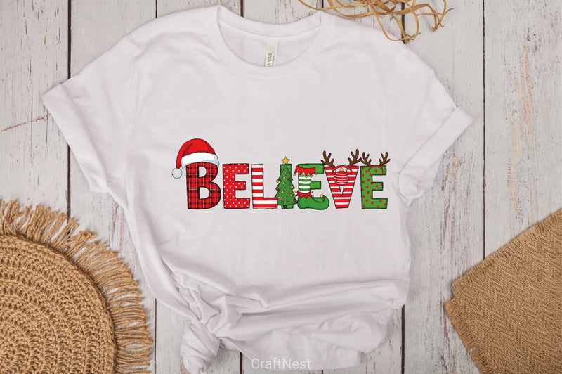 Believe Christmas Clipart Bundle - CraftNest - Digital Crafting and Art