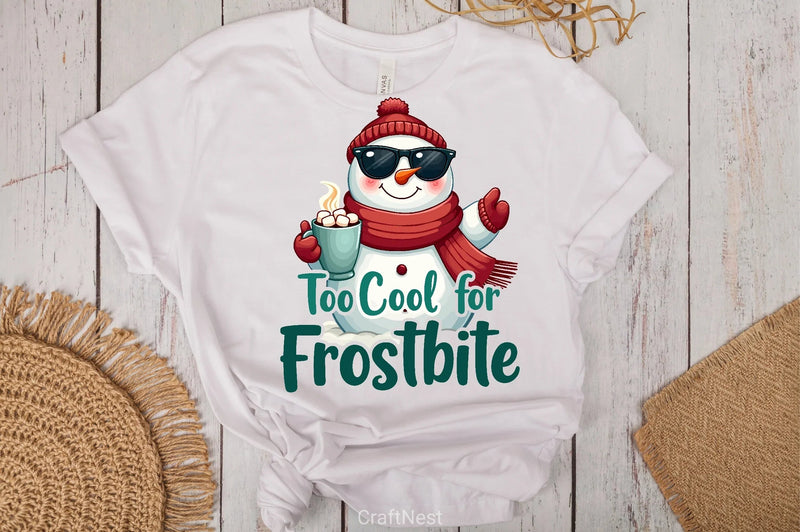 Cool Snowman Hot Chocolate Clipart Bundle - CraftNest - Digital Crafting and Art
