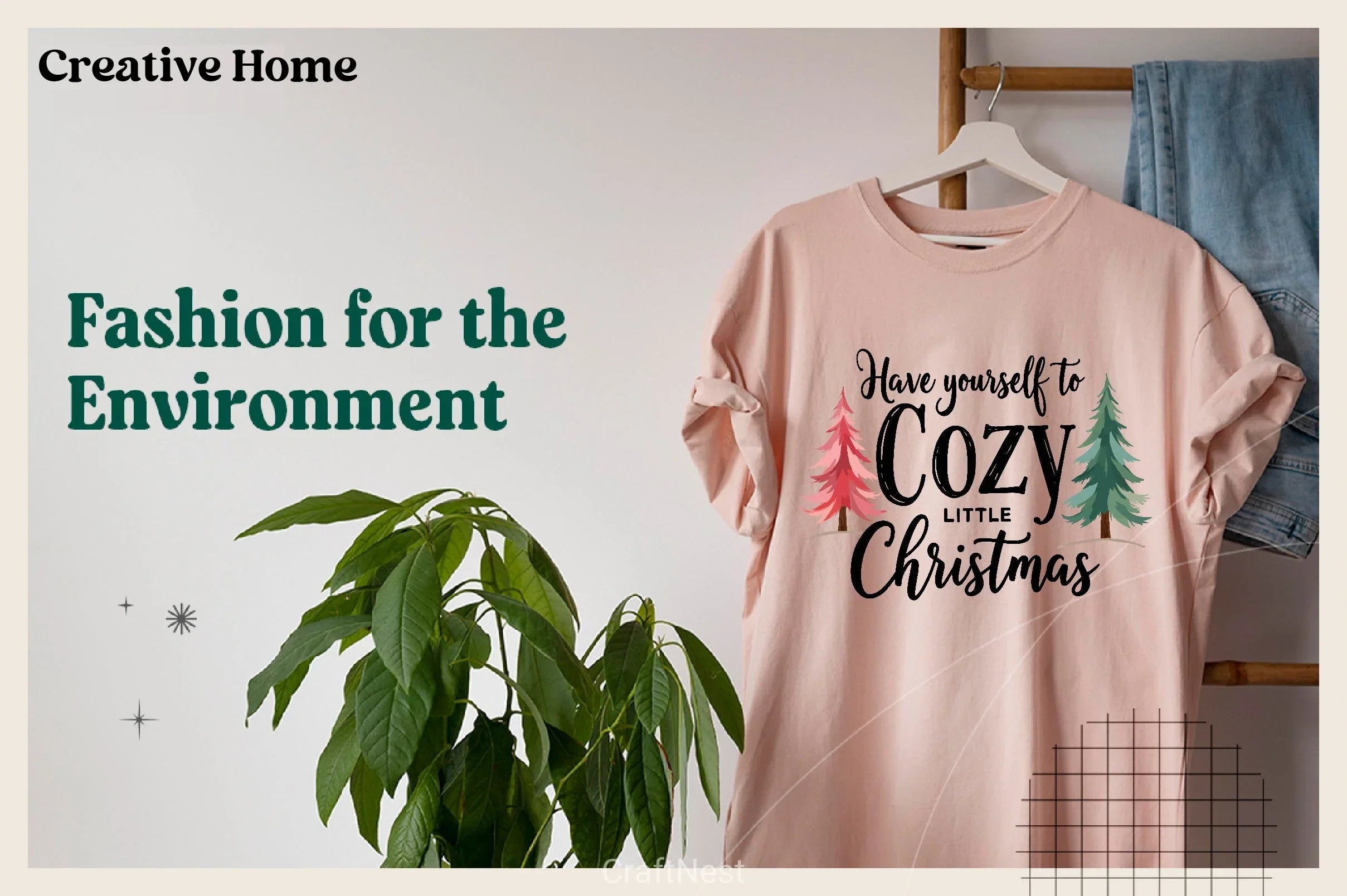 Cozy Christmas Tree Quote Clipart Bundle - CraftNest - Digital Crafting and Art