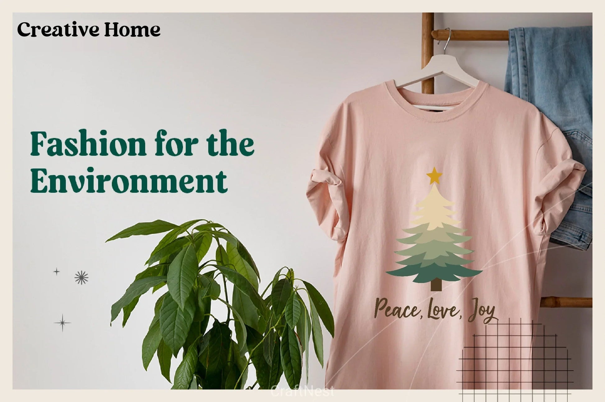Christmas Tree Peace Love Joy Clipart Bundle - CraftNest - Digital Crafting and Art