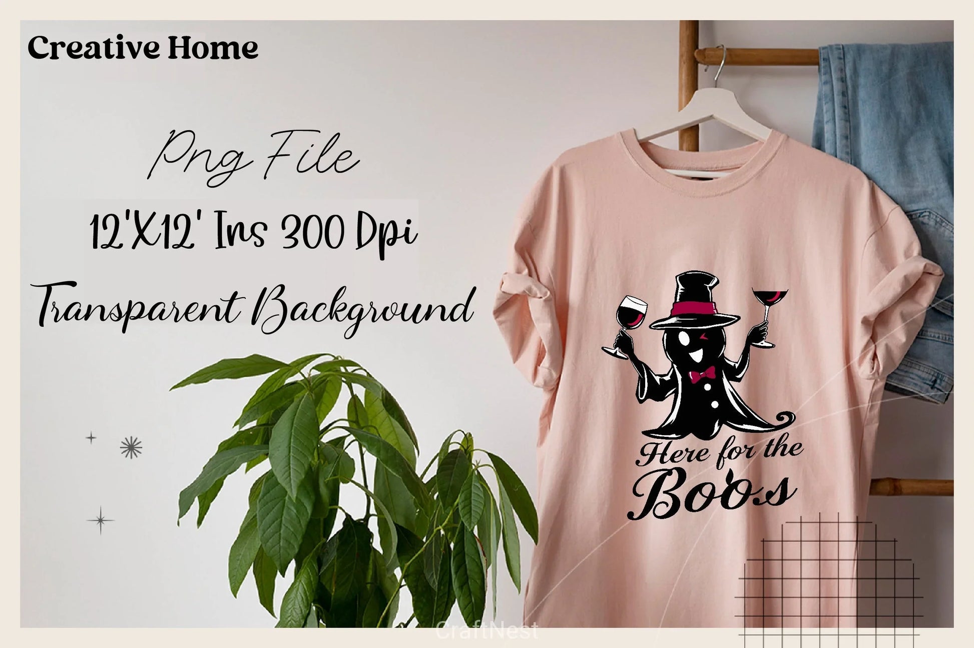 Boozy Ghost Halloween Clipart Bundle - CraftNest - Digital Crafting and Art