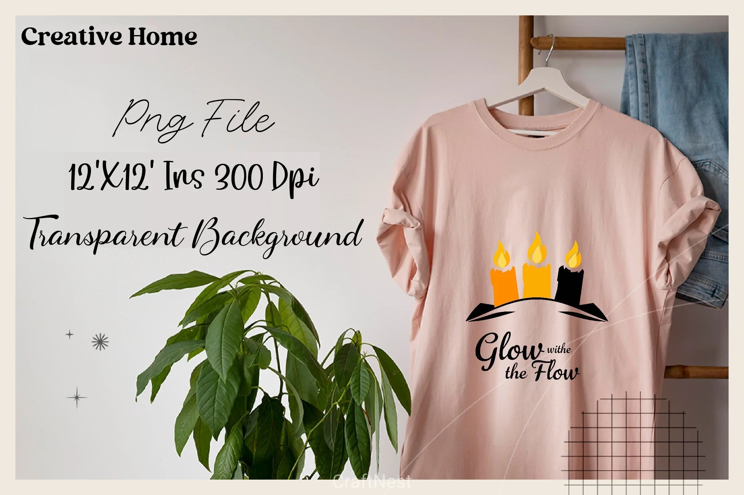 Glow With The Flow Candles Clipart Bundle - CraftNest - Digital Crafting and Art