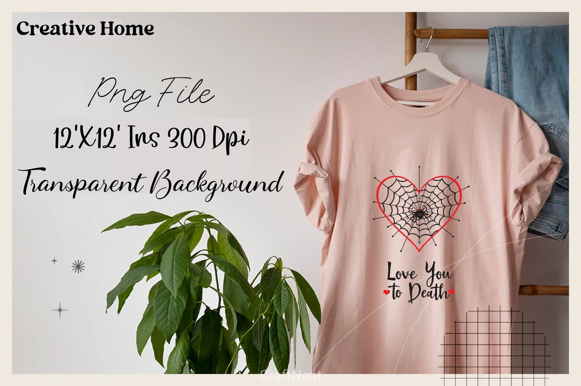 Spiderweb Heart Love Clipart Bundle - CraftNest - Digital Crafting and Art