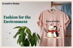 Winter Holiday Snowman & Penguin Clipart Bundle - CraftNest - Digital Crafting and Art