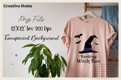 Resting Witch Face Halloween Clipart Bundle - CraftNest - Digital Crafting and Art