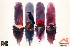 Gothic Brushstroke Clipart Bundle - CraftNest - Digital Crafting and Art