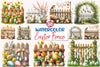 Easter Fence Clipart Bundle
