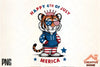 Patriotic Tiger Clipart Bundle