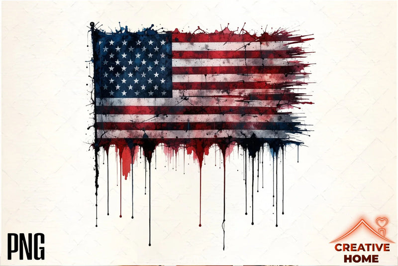 Gothic 4th July Flag Clipart Bundle - CraftNest - Digital Crafting and Art