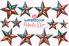 American Patriotic Star Clipart Bundle