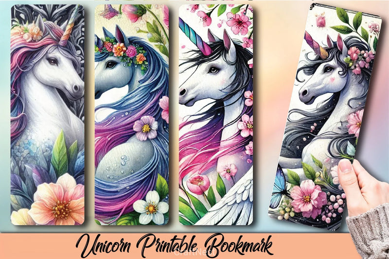 Unicorn Bookmark Junk Journal - CraftNest - Digital Crafting and Art