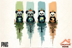 Earth Day Animal Brushstrokes Clipart Bundle - CraftNest - Digital Crafting and Art