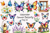Summer Butterfly Clipart Bundle