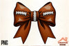 Football Bow Clipart Bundle