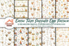 Easter Tulips Daffodils Eggs Clipart Bundle