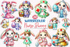 Easter Nurse Bunny Clipart Bundle