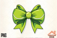 Tennis Ball Bow Clipart Bundle - CraftNest - Digital Crafting and Art