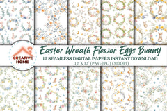 Easter Wreath Clipart Bundle - CraftNest - Digital Crafting and Art