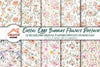 Easter Eggs Bunnies Flowers Clipart Bundle