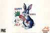 Patriotic Rabbit Clipart Bundle