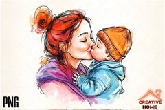 Mom Cute Mother Clipart Bundle - CraftNest - Digital Crafting and Art