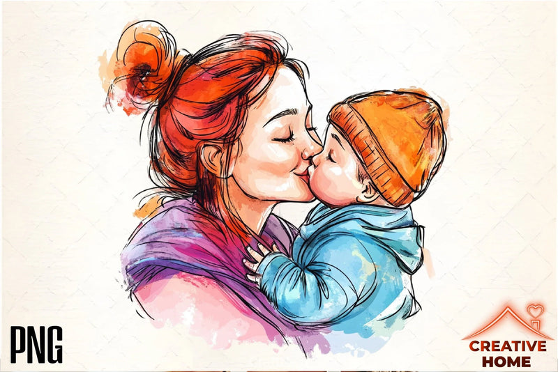 Mom Cute Mother Clipart Bundle - CraftNest - Digital Crafting and Art