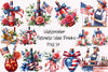 4th of July Wine Drinks Clipart Bundle