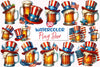 American Flag Beer Clipart Bundle