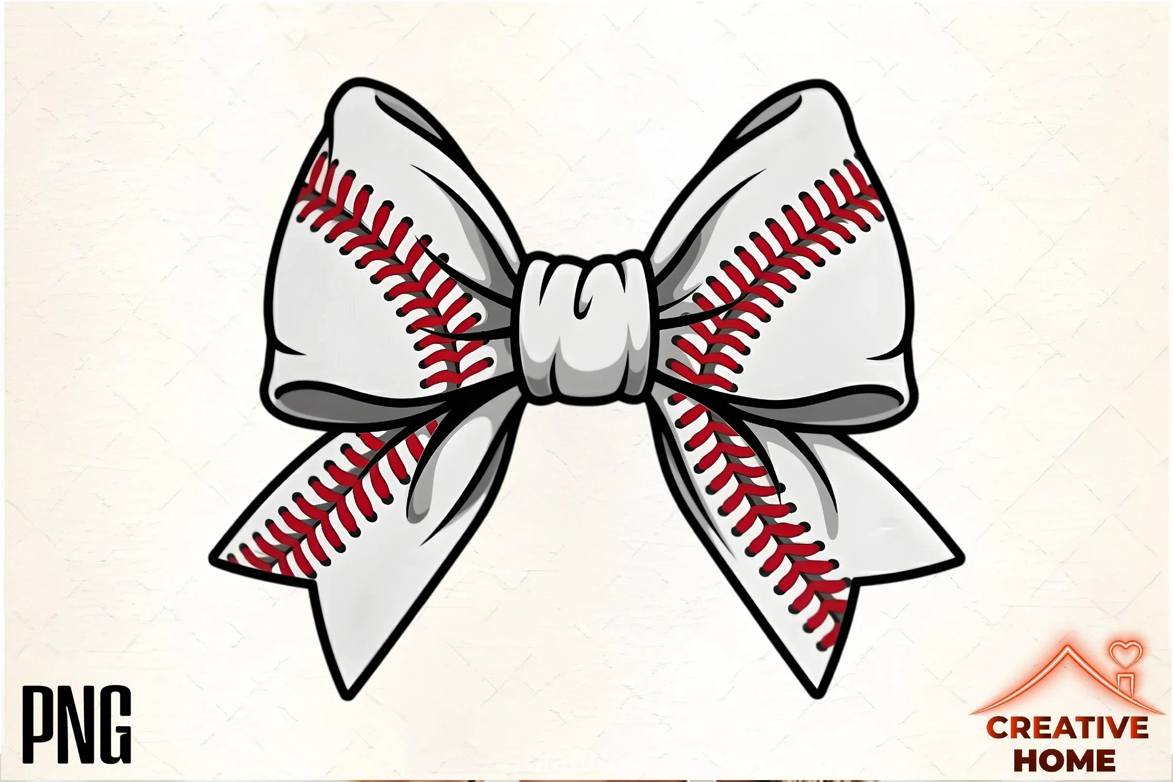 Baseball Stitch Bow Clipart Bundle - CraftNest - Digital Crafting and Art