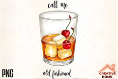 Whiskey & Cherries Clipart Bundle - CraftNest - Digital Crafting and Art