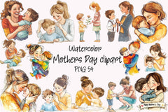 Mother's Day Son Clipart Bundle - CraftNest - Digital Crafting and Art