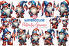 Patriotic Gnome Clipart Bundle