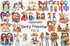 Quirky Friendship Clipart Bundle