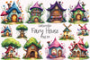 Fairy House Clipart Bundle