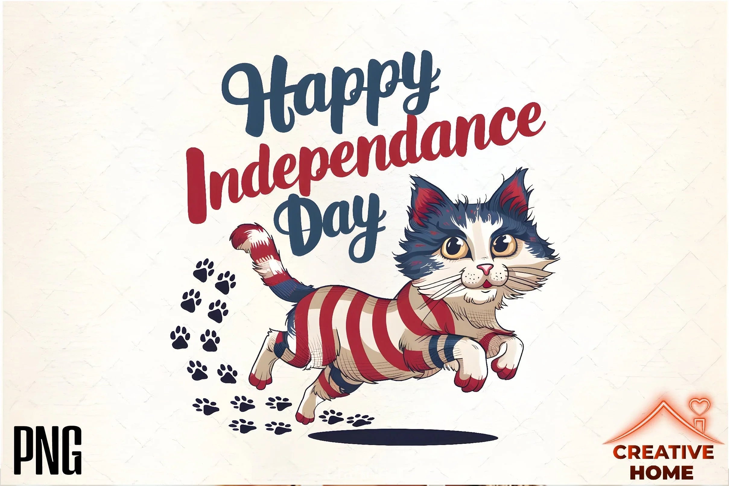 Independence Day Patriotic Cat Clipart Bundle - CraftNest - Digital Crafting and Art