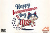Independence Day Patriotic Cat Clipart Bundle