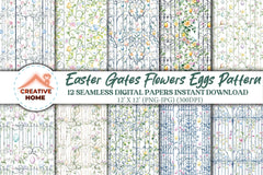 Easter Garden Gates Clipart Bundle - CraftNest - Digital Crafting and Art